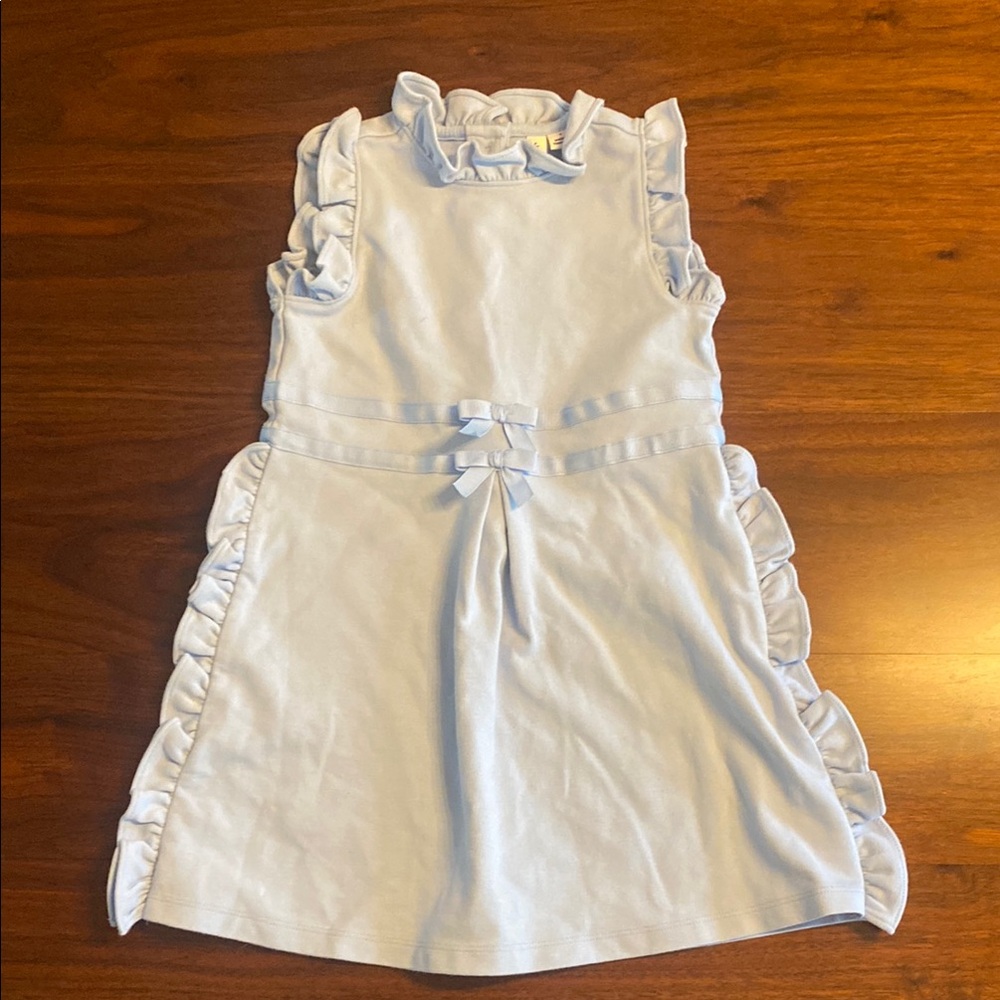 Janie and Jack toddler (3t) Blue Ruffle Dress